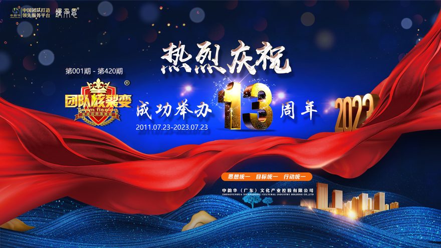 2023年《高能团队复制》13周年